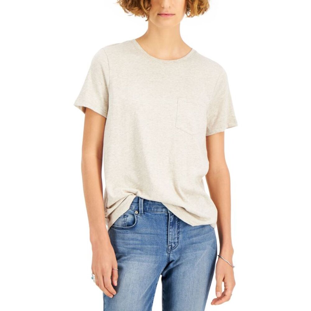 Style & Co Cotton Pocket T-Shirt